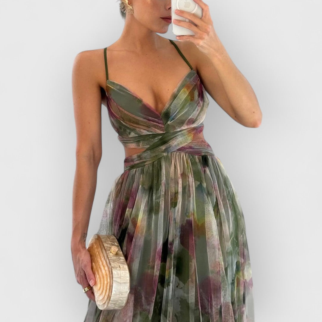 Gwen - Maxi-jurk Met Bloemenprint