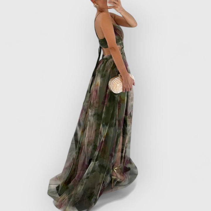 Gwen - Maxi-jurk Met Bloemenprint