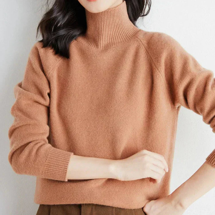 Zoey | Le Pull Classique à Col Montant