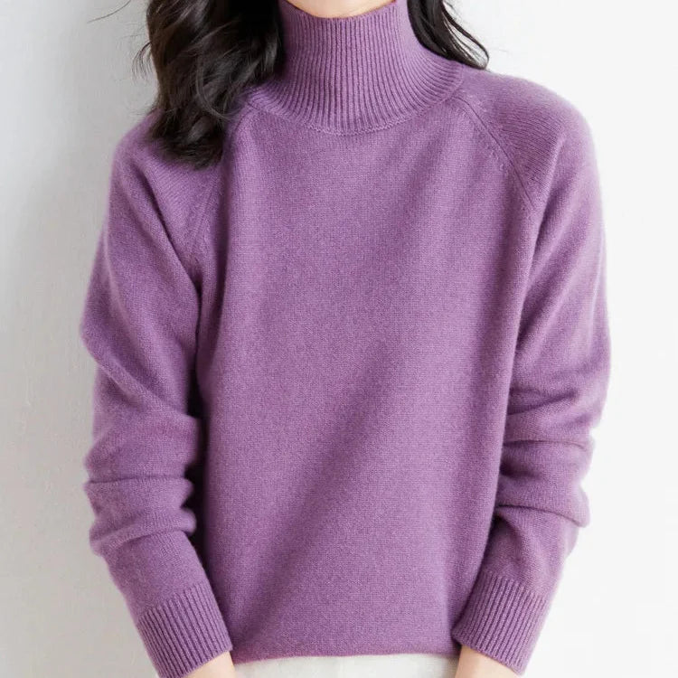 Zoey | Le Pull Classique à Col Montant