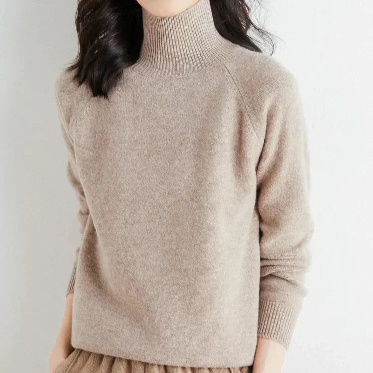 Zoey | Le Pull Classique à Col Montant