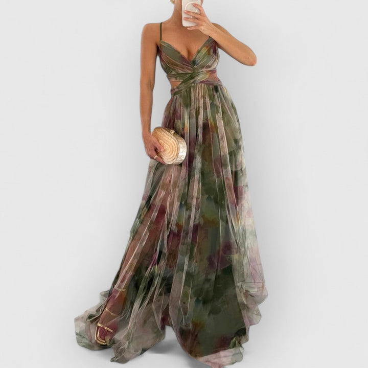 Gwen - Maxi-jurk Met Bloemenprint