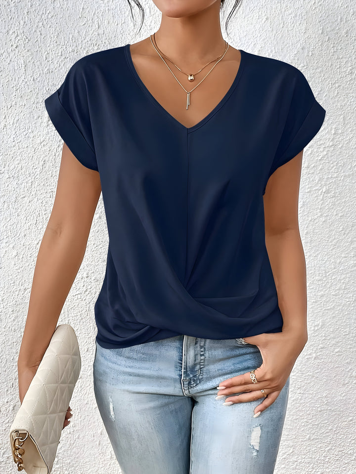 Joyce | Casual T-shirt met V-hals